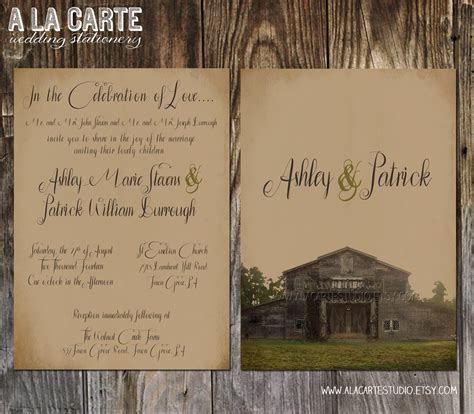 Barn Invitations Templates