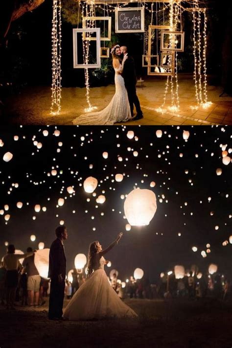 Top 20 Must Have Night Wedding Photos With Lights Wedding Night
