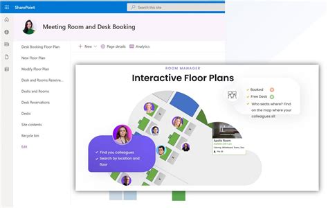 Interactive Floorplans Room Manager Office