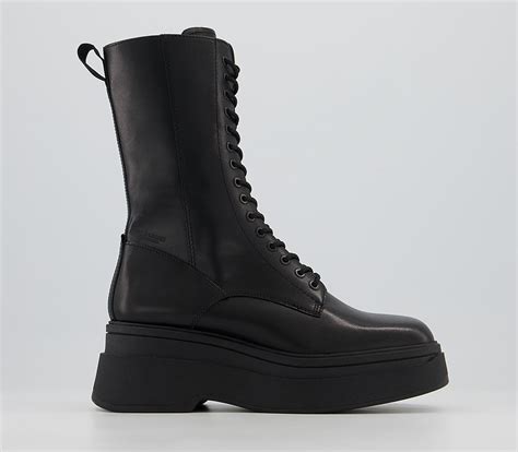 Vagabond Shoemakers Carla Lace Boots Black Ankle Boots
