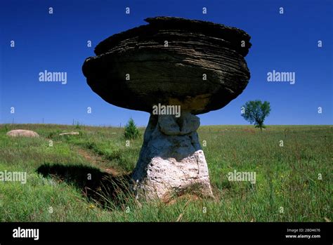 Mushroom Rock Mushroom Rock State Park Kansas Stock Photo Alamy