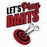 "Let's play darts" Stickers by nektarinchen | Redbubble