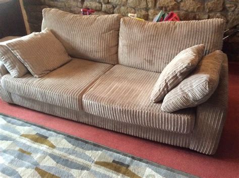 Making the case for corduroy furniture. Corduroy Sofa Light Grey Corduroy 4 Seater Sofa Maisons Du ...