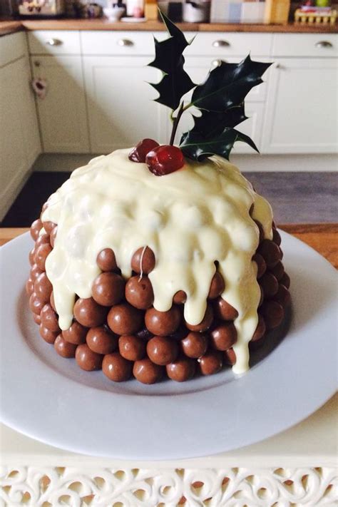 This Malted Milk Ball Cake Is A Christmas Dream Come True-Malteser