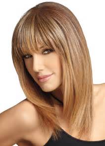 16 Length Human Hair Capless Wig With Full Bangs Lace Front Wig Human Hair P4