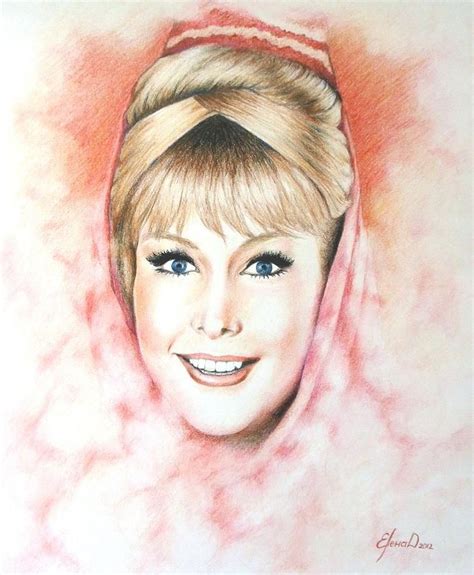 Drawing Pretty I Dream Of Jeannie Dream Of Jeannie Barbara Eden