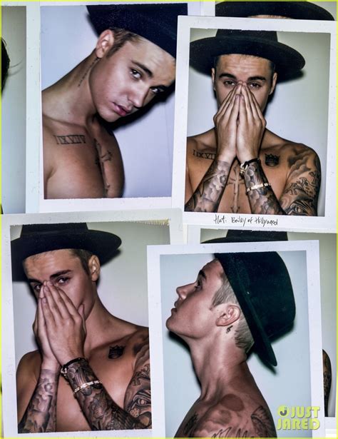 Justin Bieber Flaunts Tattooed Shirtless Body For Interview Mag Exclusive Photo Photo