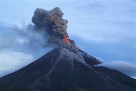 Mount Mayon Volcano Erupts In Philippines As Lava Smoke And Ash Spew