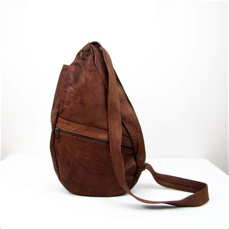 Brown Saddle Leather Teardrop Backpack Sling By Omniavtg On Etsy