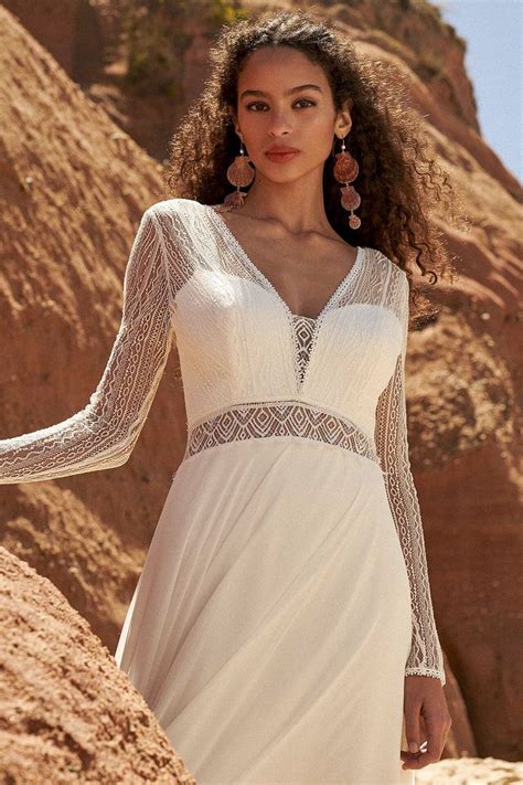 Boho Vintage Brautkleid Boho Chic Wedding Dress Chic Wedding Dresses