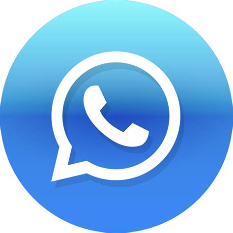 Gradient Circle With Whats App Logo 36432230 Png
