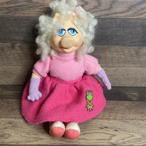 Vintage 1989 Jim Henson Muppets Miss Piggy Pink Dress Poodle Skirt