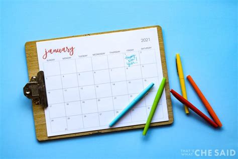 Here you can find horizontal & vertical monthly & yearly calendars. Free Printable Calendar 2021 - That's What {Che} Said...