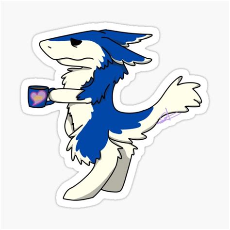 No Sergal Morning Sticker For Sale By Yuukiartcolor Redbubble