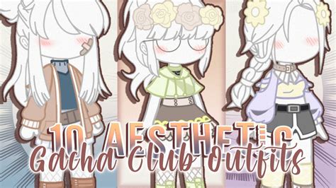 10 Aesthetic Gacha Club Outfits With Codes Free To Use Youtube