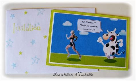 Qui dit évènement marquant dit carte d'invitation à la hauteur ! course a pied a 40 ans