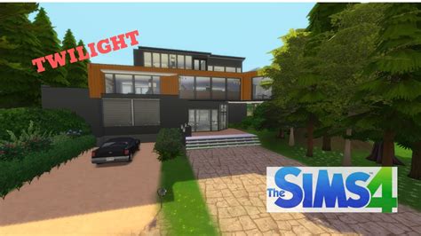 The Sims 4 Twilight Cullen House Speed Build Youtube