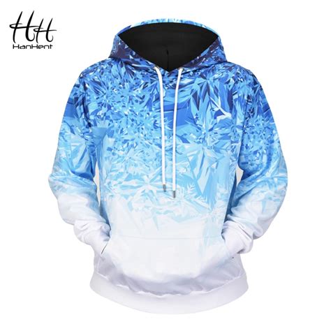 Hanhent Creative Ice Hoodies 3d Print 2018 New Hooded Pullover