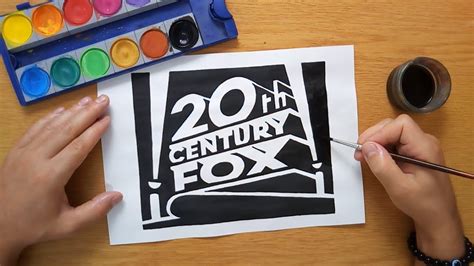 How To Draw A 20th Century Fox Logo Youtube