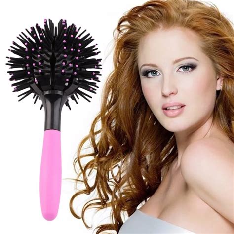 tangle hair comb 3d round hair brushes salon make up 360 degree ball styling tools magic tangle