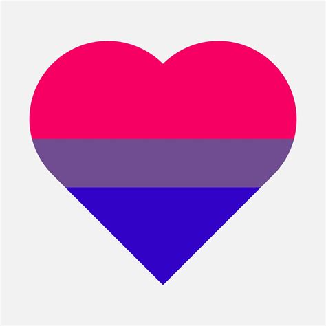Icono De Vector De Corazón De Bandera Bisexual 6059775 Vector En Vecteezy