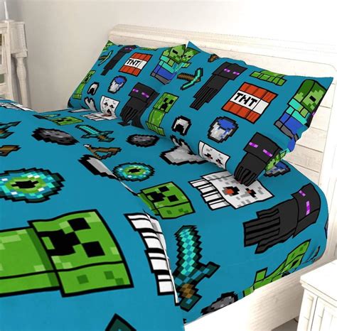 Minecraft Bed Sheet Ubicaciondepersonascdmxgobmx