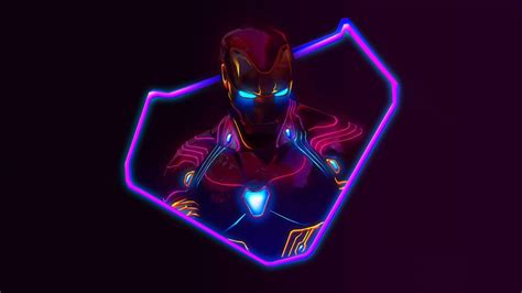 Neon Avengers 1920x1080 Desktop Wallpapers Based On Artwork By