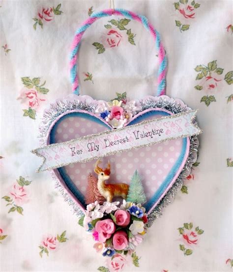 Items Similar To Gorgeous Vintage Style Valentine For My Deerest
