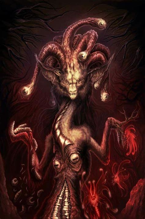 Shub Niggurath Artist Unknown Lovecraftian Horror Lovecraft Art Lovecraftian