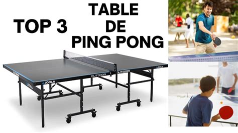 Top 3 Meilleure Table De Ping Pong 2023 Youtube