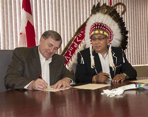 Agreement Signed Between Samson Cree Atco