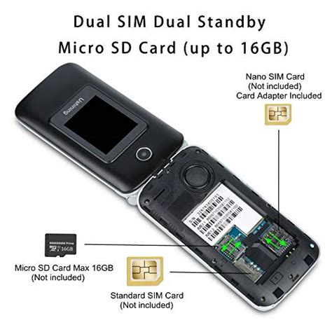 Ushining 3g Unlocked Senior Flip Phone Dual Screen Dual Sim Card T