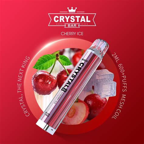 Ske Crystal Bar 600 Cherry Ice 2 Nikotin