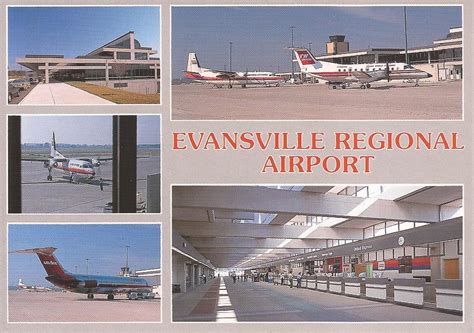 Evansville Regional Airport Evv Postcard 1980s Flickr