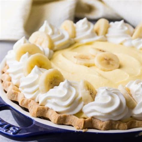 Banana Cream Pie Fresh Bananas And Fluffy Custard Baking A Moment