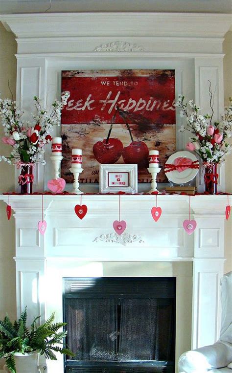 20 gorgeous valentine s day mantel decorations homemydesign