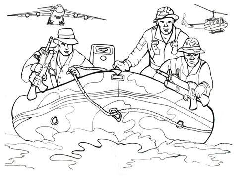 Navy Coloring Pages For Kids