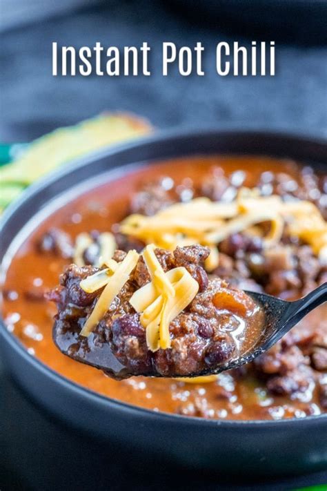 This easy vegan chili recipe is healthy, hearty, and a perfect cozy meal for chilly days! This easy Instant Pot Chili is ground beef, kidney beans ...