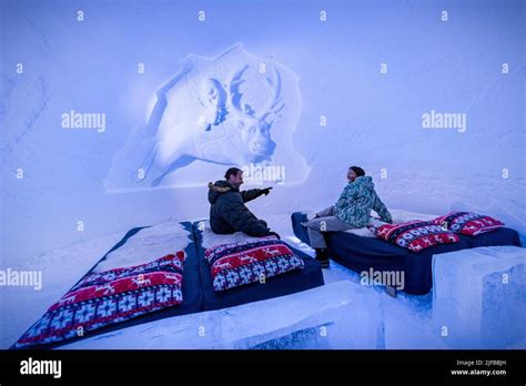 Norway Lapland County Of Finnmark Kirkenes Ice Hotel And Its