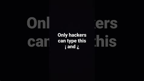 Only Hackers Can Type This Youtube