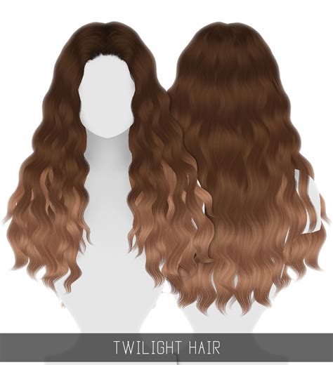 Twilighthair Sims Hair Sims Four Sims 4 Curly Hair