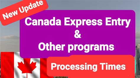 Express Entry Canada And Other Streams Processing Time Ii Ircc Ii