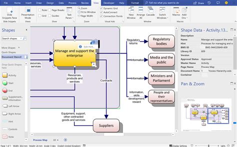 Visio Online Business Process Mapping