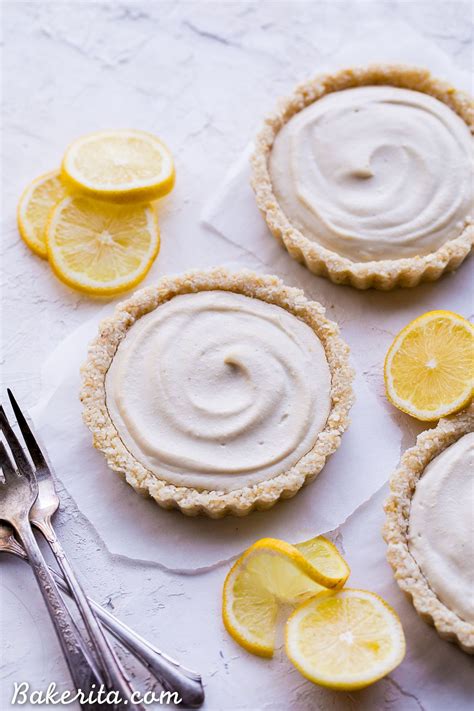 No Bake Lemon Tarts Vegan Gluten Free Paleo Recipe Lemon Tart Baking Paleo Sweets