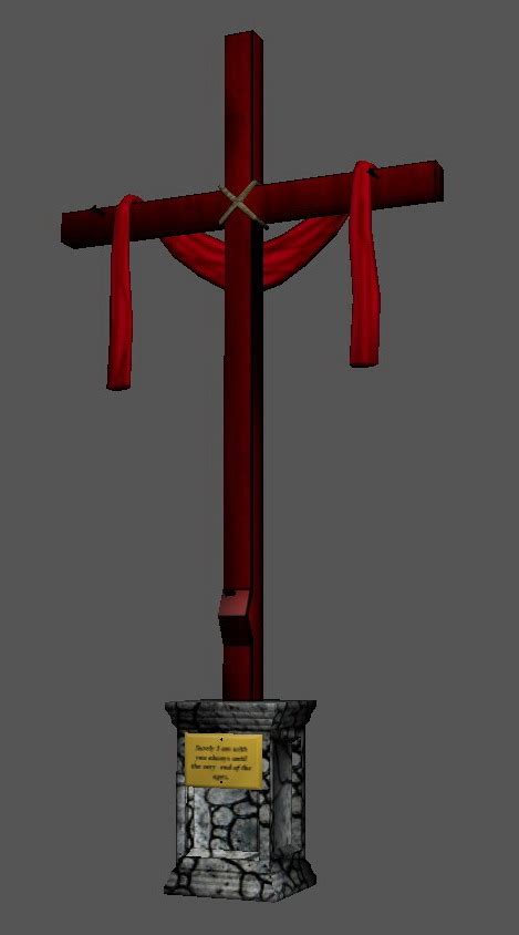 Mod The Sims A Cross For Your Church And An Updated Wall Crucifix