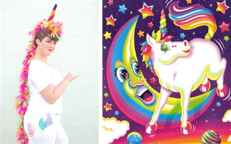 diy lisa frank halloween costume rainbow unicorn