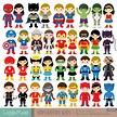 36 chicos superhéroes trajes Imágenes Prediseñadas imágenes Superhero ...