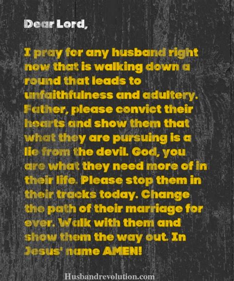 We went to a christian marriage counselor, who helped us learn to communicate more effectively. Prayer: Against Thoughts Of Adultery