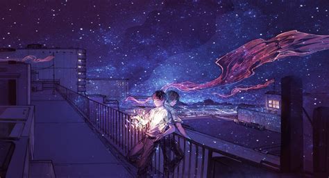 18 Ultra Hd Purple Anime Wallpaper Hd