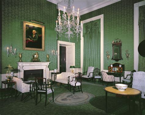 White House Rooms Red Green Monroe Treaty State Dining Room